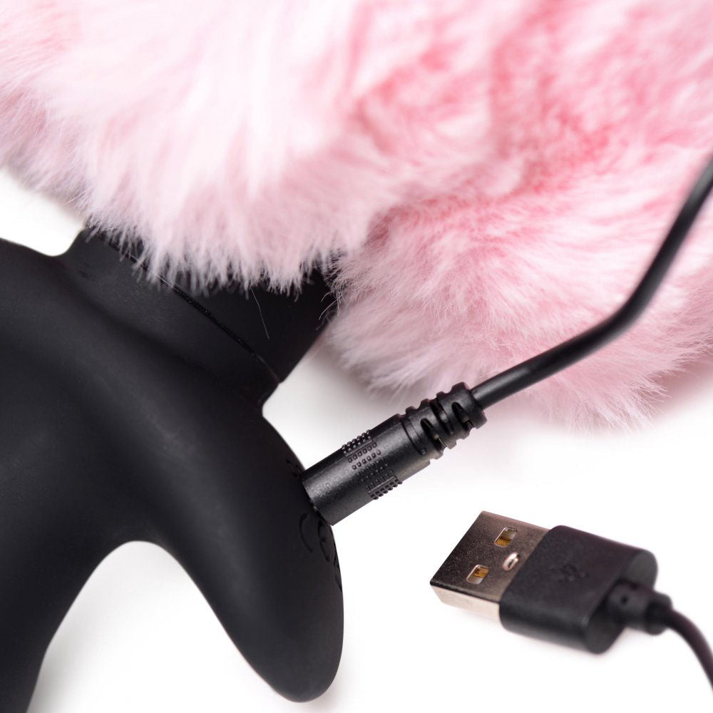 Wagging Bunny Tail Butt Plug & Remote - Tailz Roleplay