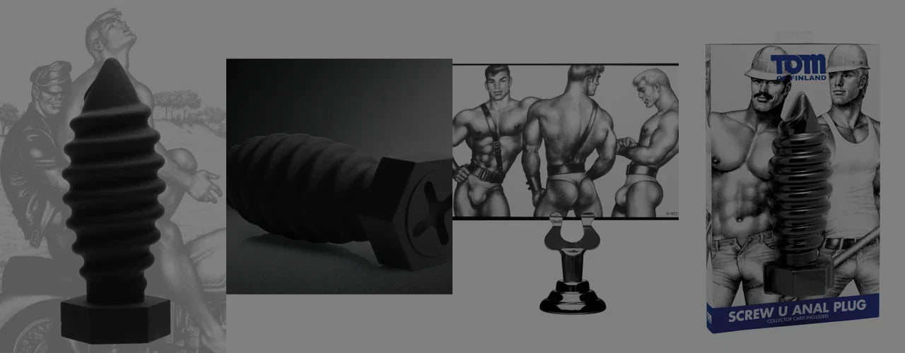 Tom of Finland Screw U Anal Plug banner
