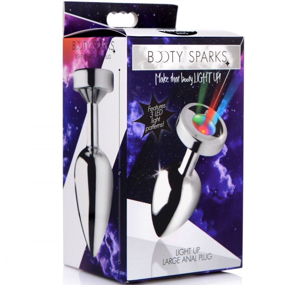 Light Up Metal Butt Plug - Booty Sparks