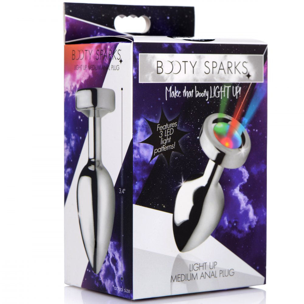 Light Up Metal Butt Plug - Booty Sparks