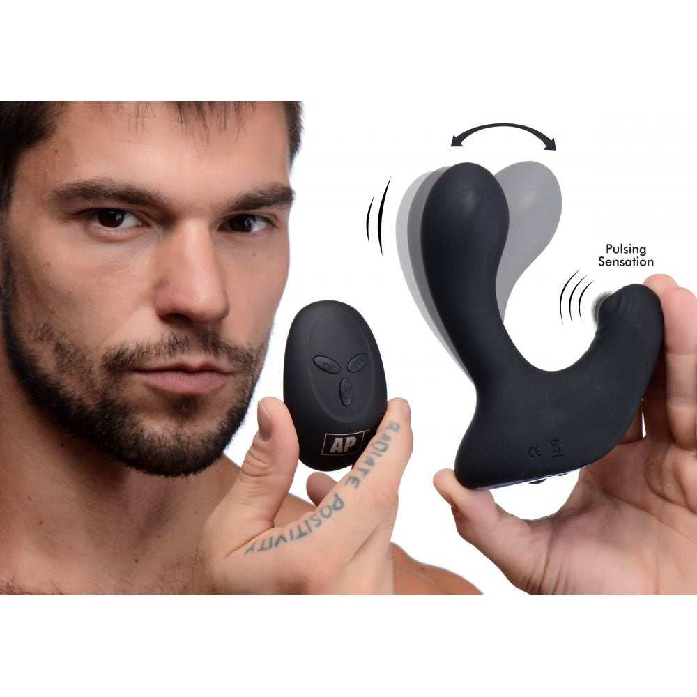 Pulsing Prostate Massager With Remote - Alpha-Pro P-Pulse