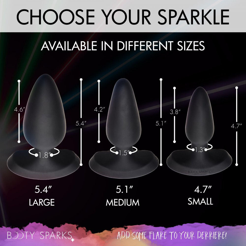 Laser Fuck Me Silicone Butt Plug & Remote - Booty Sparks