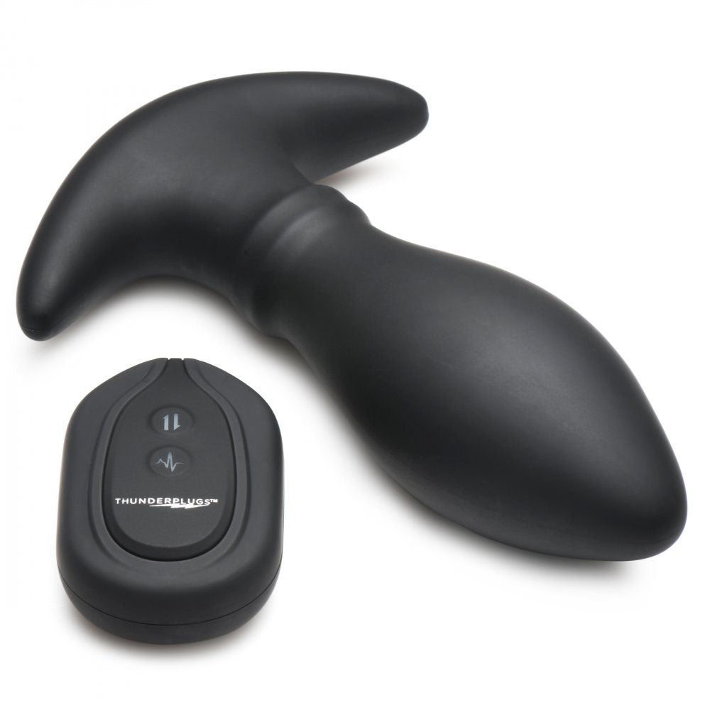 Rim Slide Silicone Butt Plug & Remote - ThunderPlugs