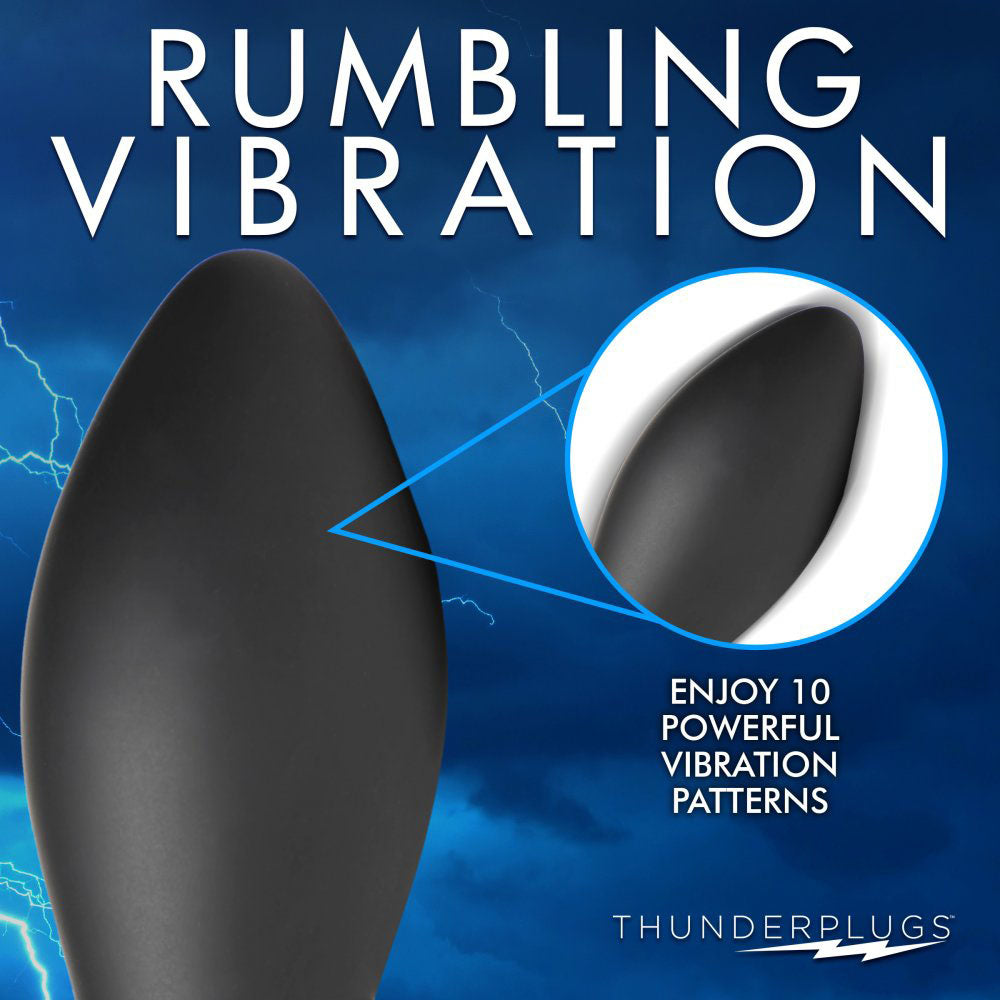 Rim Slide Silicone Butt Plug & Remote - ThunderPlugs