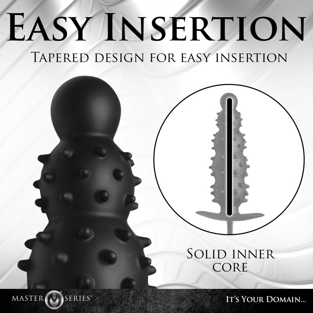 Nubbed Inflatable Butt Plug & Pump - Master Series Ass Puffer