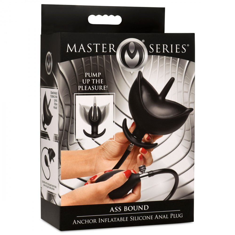 Anchor Inflatable Butt Plug & Pump - Master Series Ass Bound
