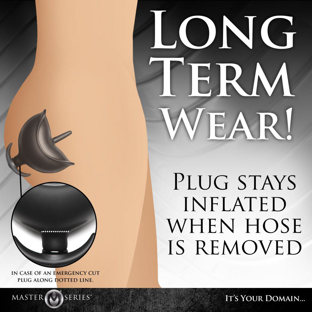 Anchor Inflatable Butt Plug & Pump - Master Series Ass Bound