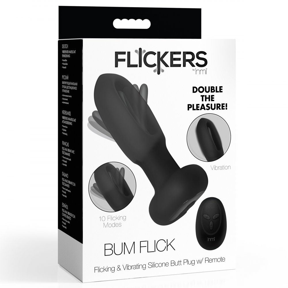 Flicking Prostate Massager With Remote - Inmi Bum Flick