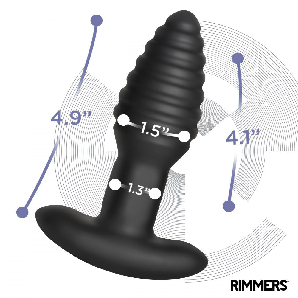 Rimming Silicone Butt Plug & Remote - Rimmers Model-E