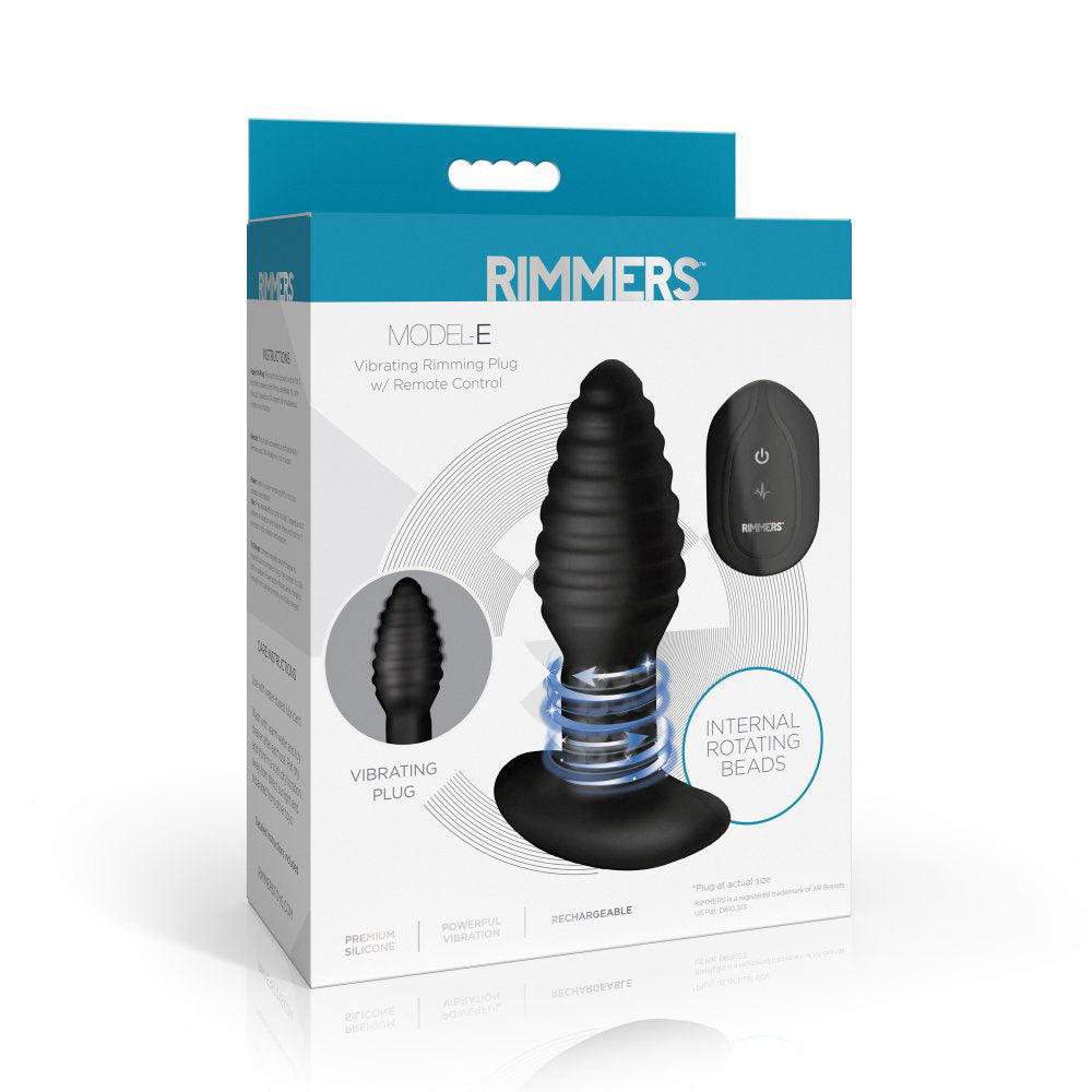 Rimming Silicone Butt Plug & Remote - Rimmers Model-E