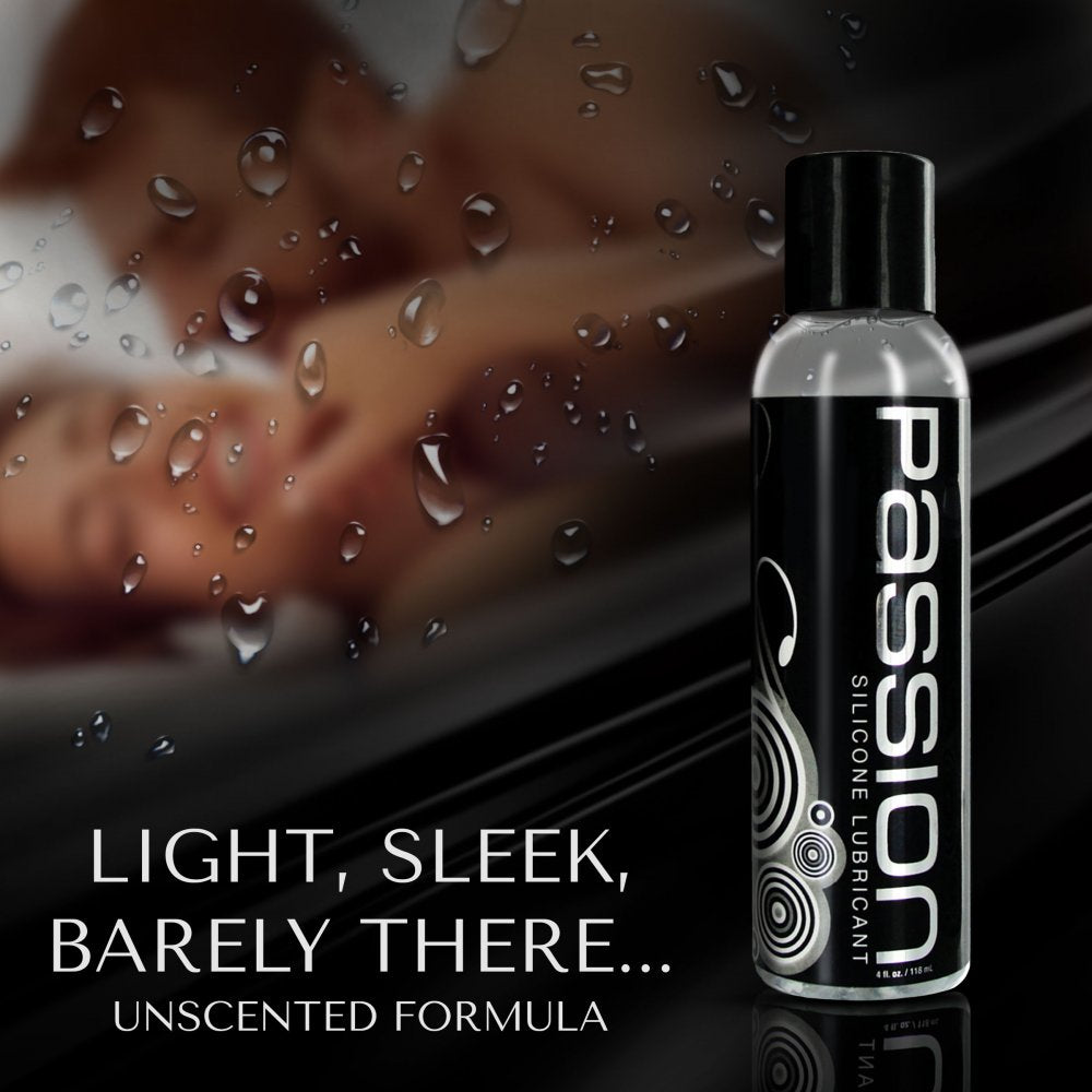Water droplets over a blurred couple showcasing the slick consistency of the shower safe lube