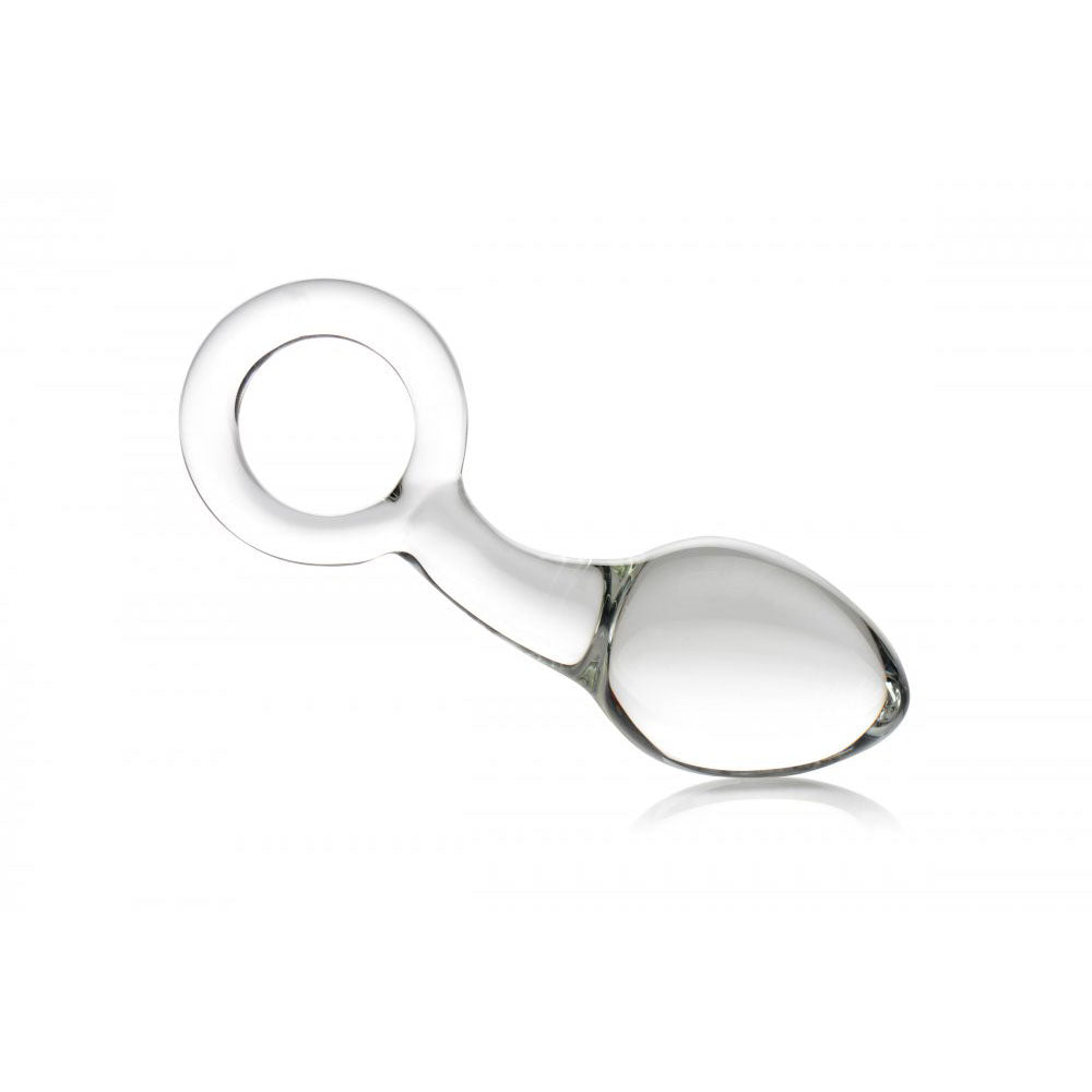 Glass Prostate Massager With Handle - PRISMS Devi