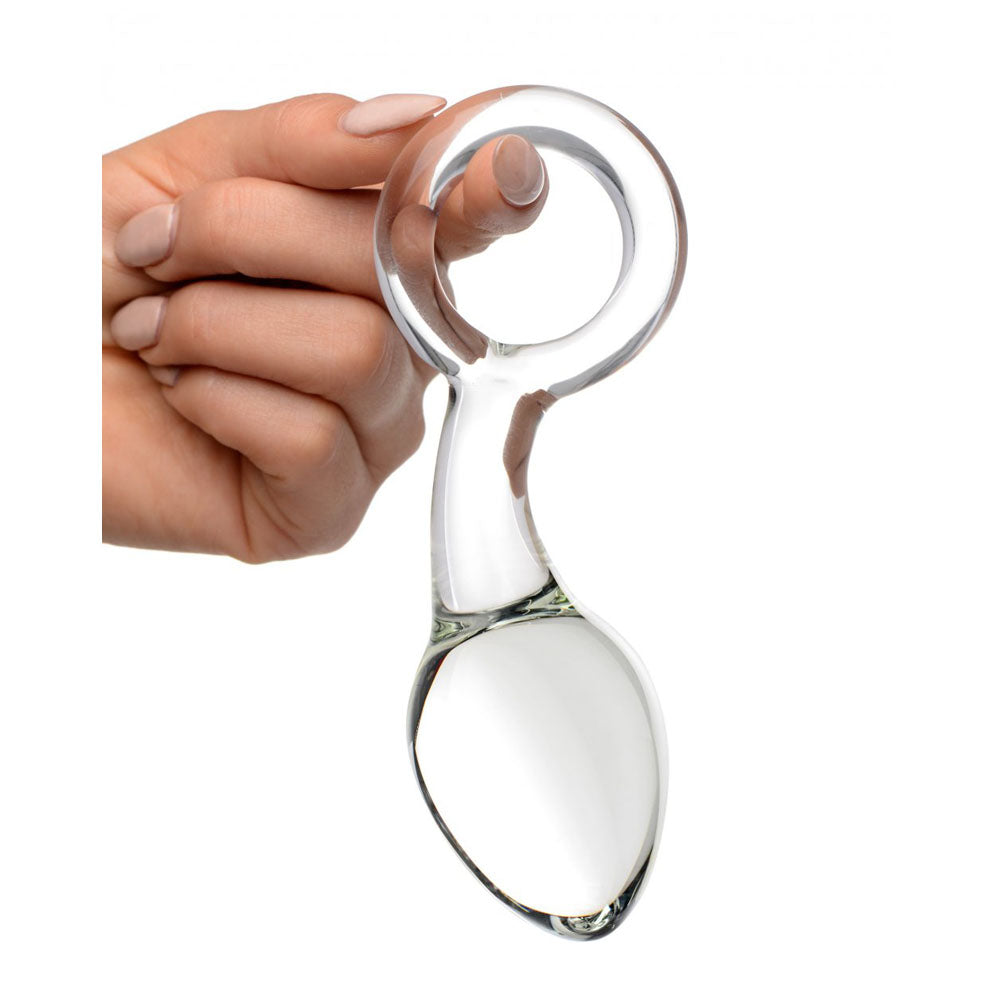 Glass Prostate Massager With Handle - PRISMS Devi