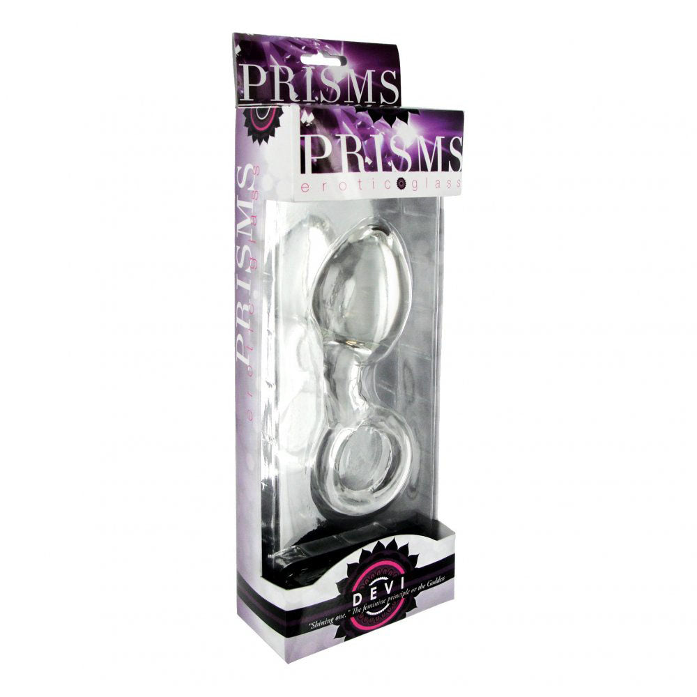 Glass Prostate Massager With Handle - PRISMS Devi