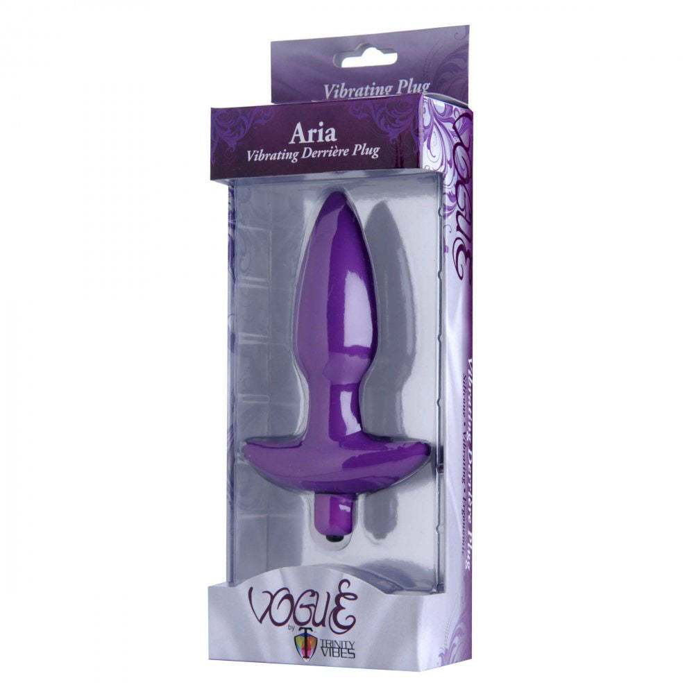 Aria Silicone Butt Plug With Vibration - Vogue