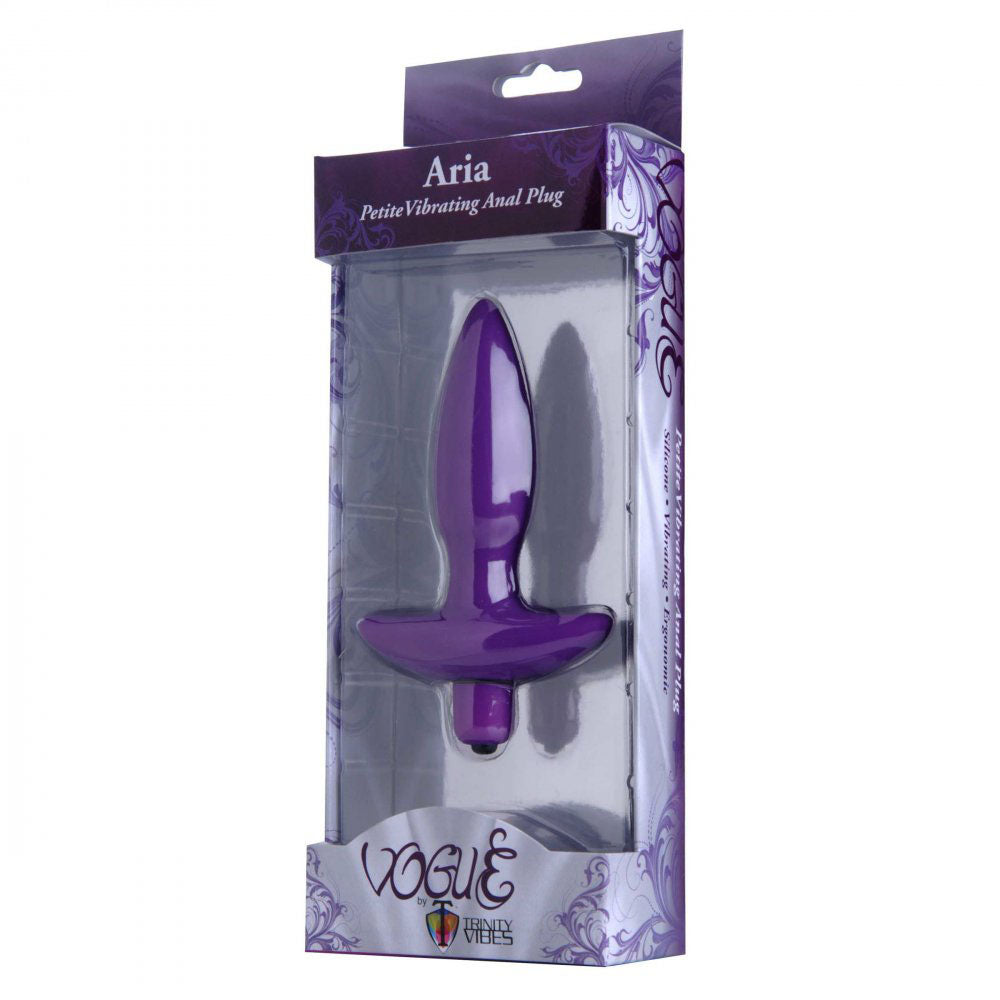 Aria Silicone Butt Plug With Vibration - Vogue