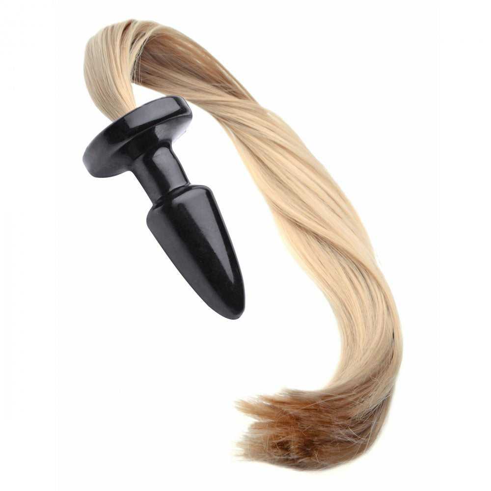 Blonde Pony Tail Butt Plug - Tailz Roleplay