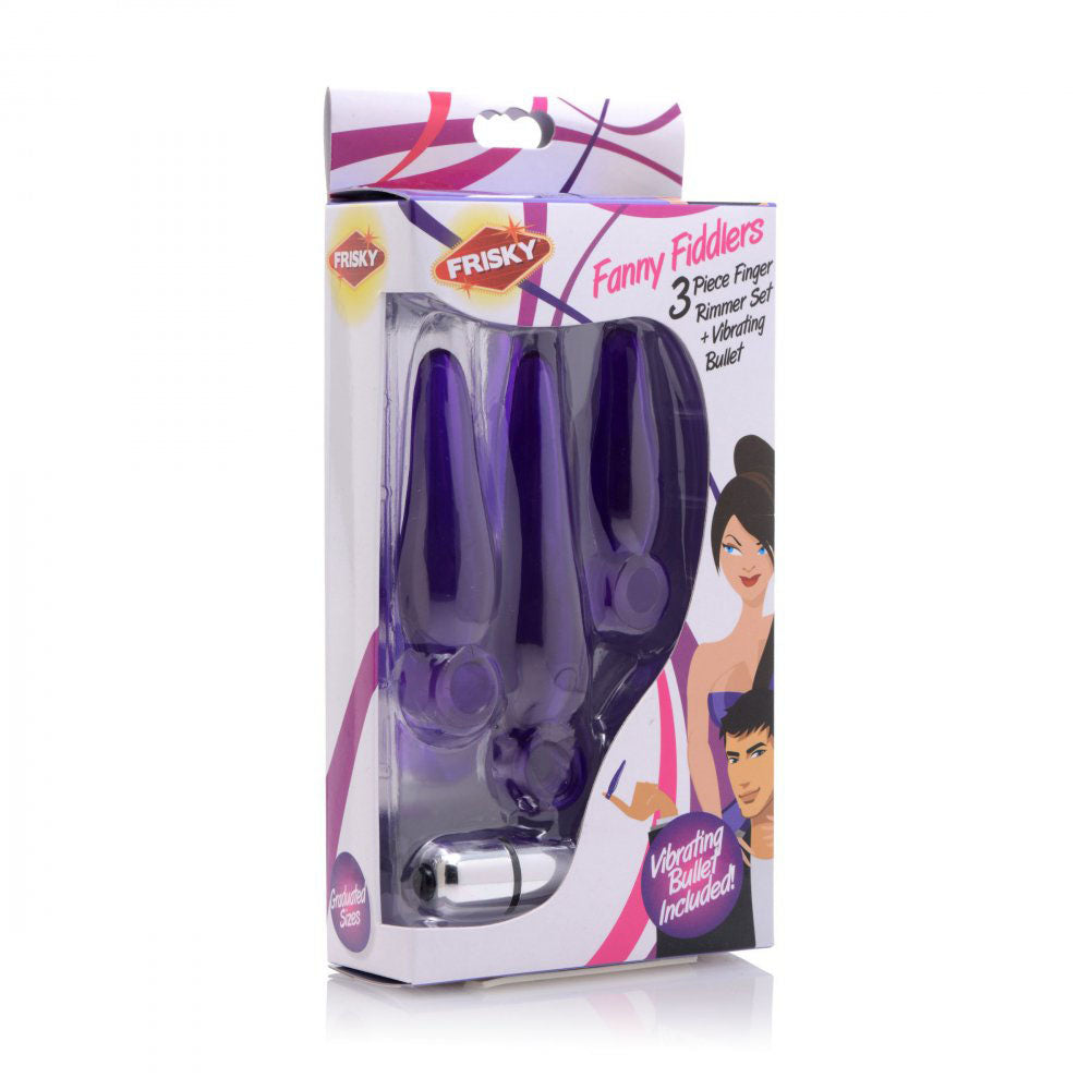 Fanny Fiddlers Finger Rimmer Set With Vibration - Frisky