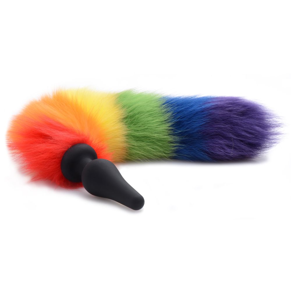 Rainbow Tail Butt Plug - Tailz Pride Roleplay