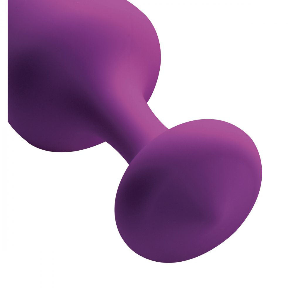 Purple Pleasures Silicone Butt Plug Set - Frisky