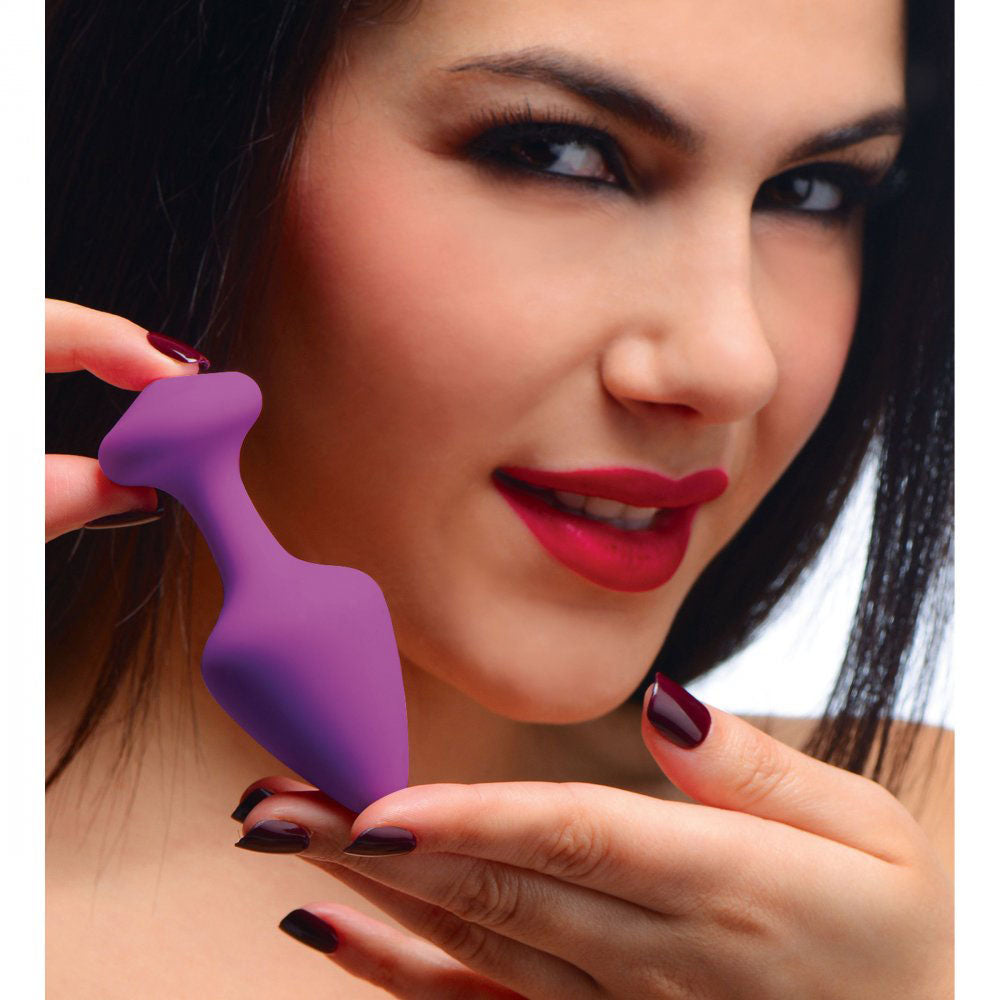 Purple Pleasures Silicone Butt Plug Set - Frisky