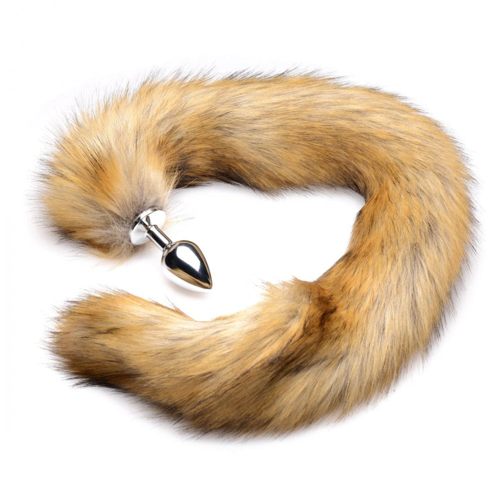 Extra Long Mink Tail Metal Butt Plug Collection - Tailz