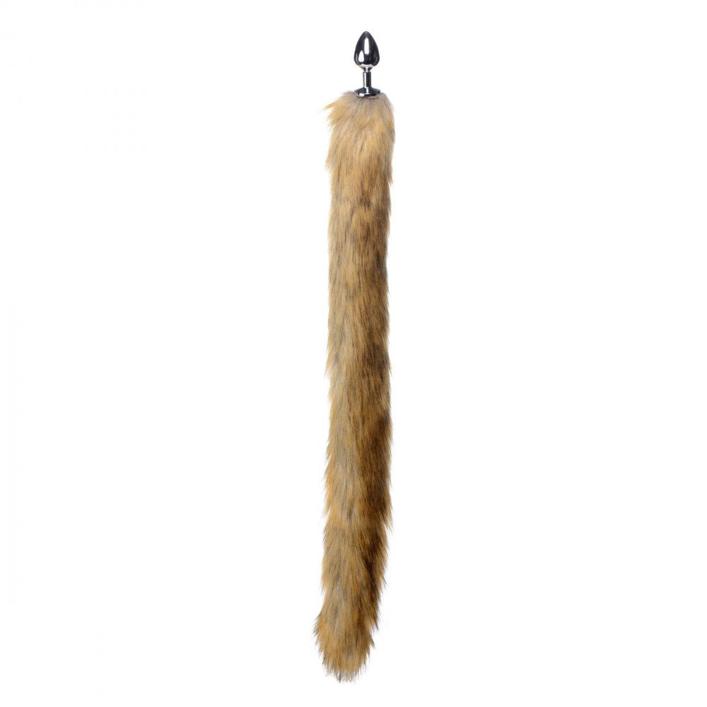 Extra Long Mink Tail Metal Butt Plug Collection - Tailz