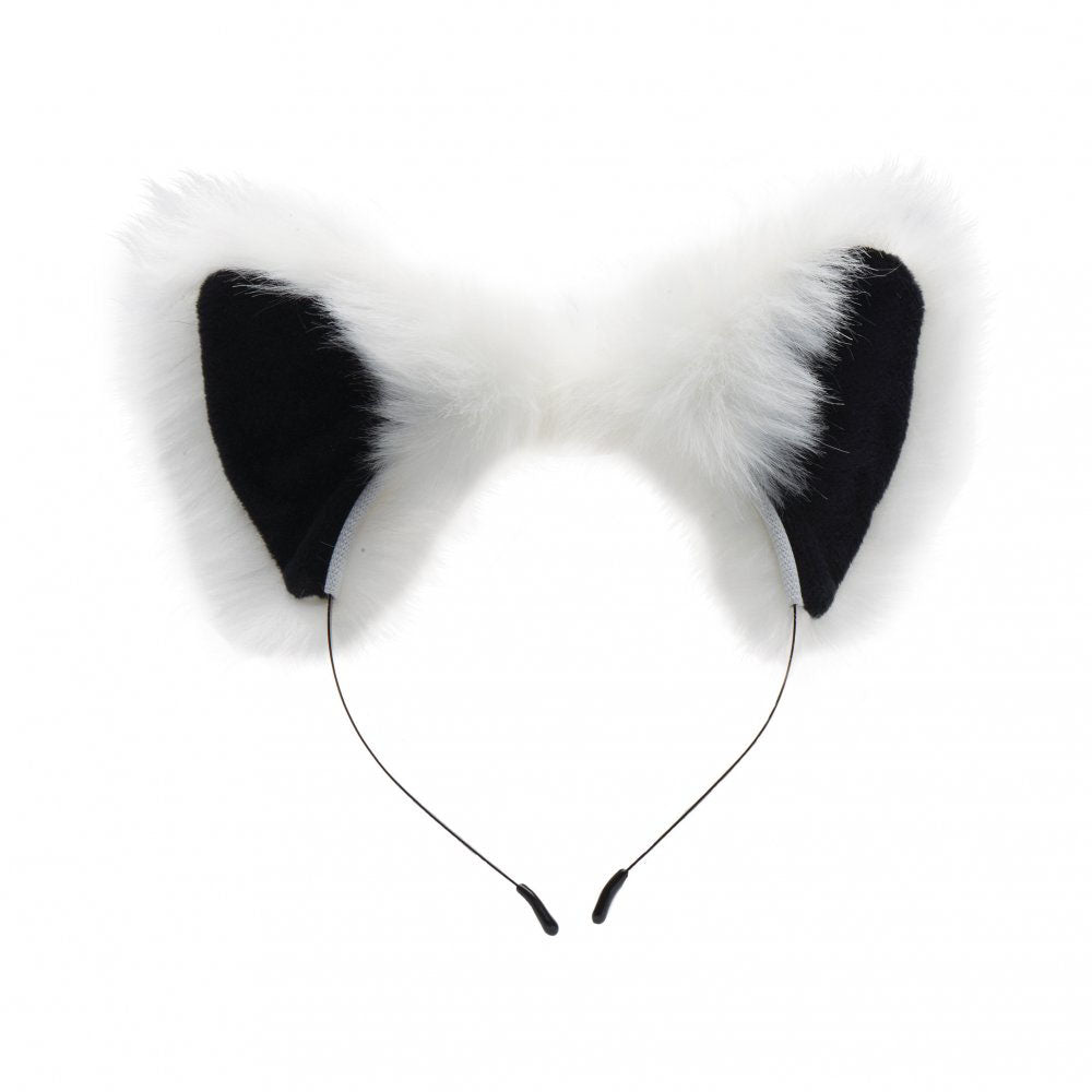 White Fox Tail Butt Plug & Ears - Tailz Roleplay Kit