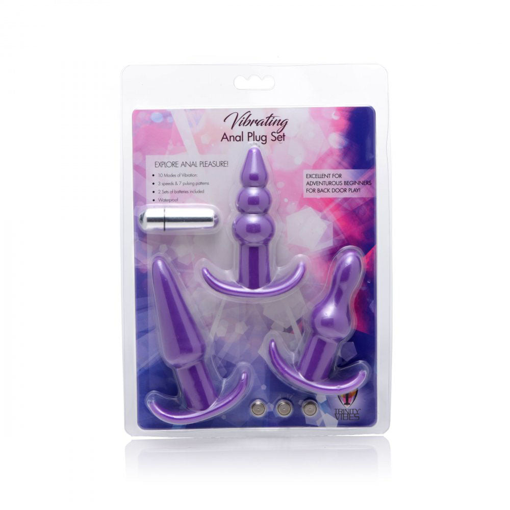 Beginner Butt Plug Set Collection With Vibration - Trinity Vibes