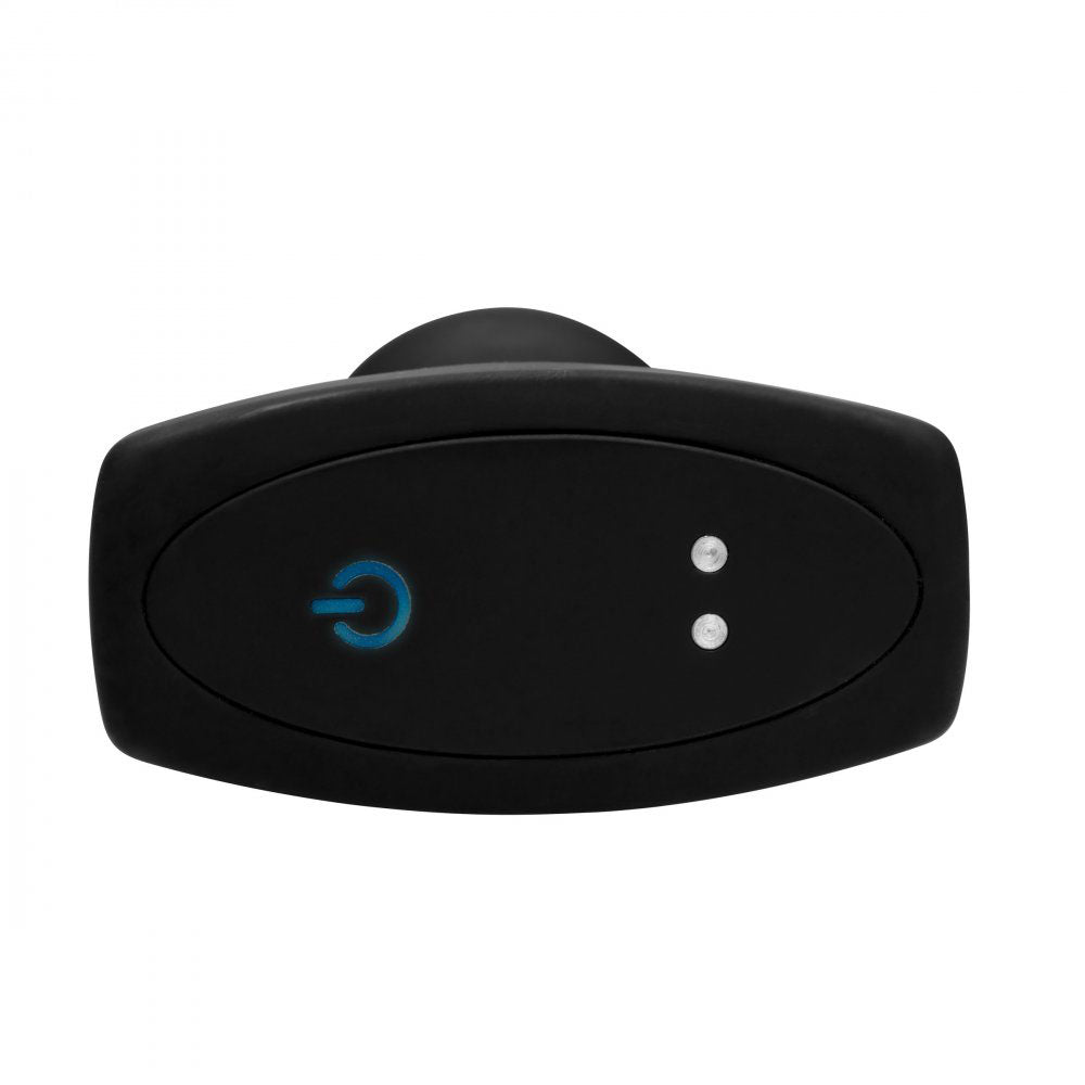 Spiral Rimming Silicone Butt Plug & Remote - Rimmers Slim-R