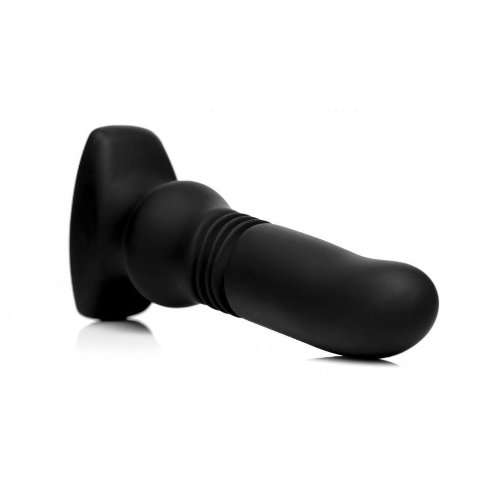 Curved Thrusting Butt Plug & Remote - ThunderPlugs