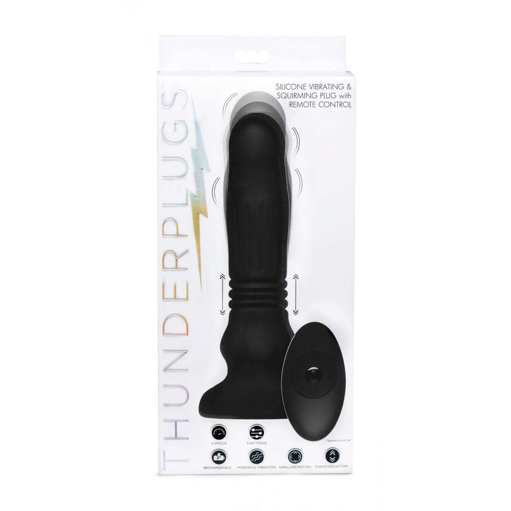 Expanding Thrusting Butt Plug & Remote - ThunderPlugs