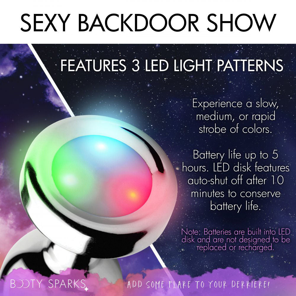 Light Up Metal Butt Plug - Booty Sparks