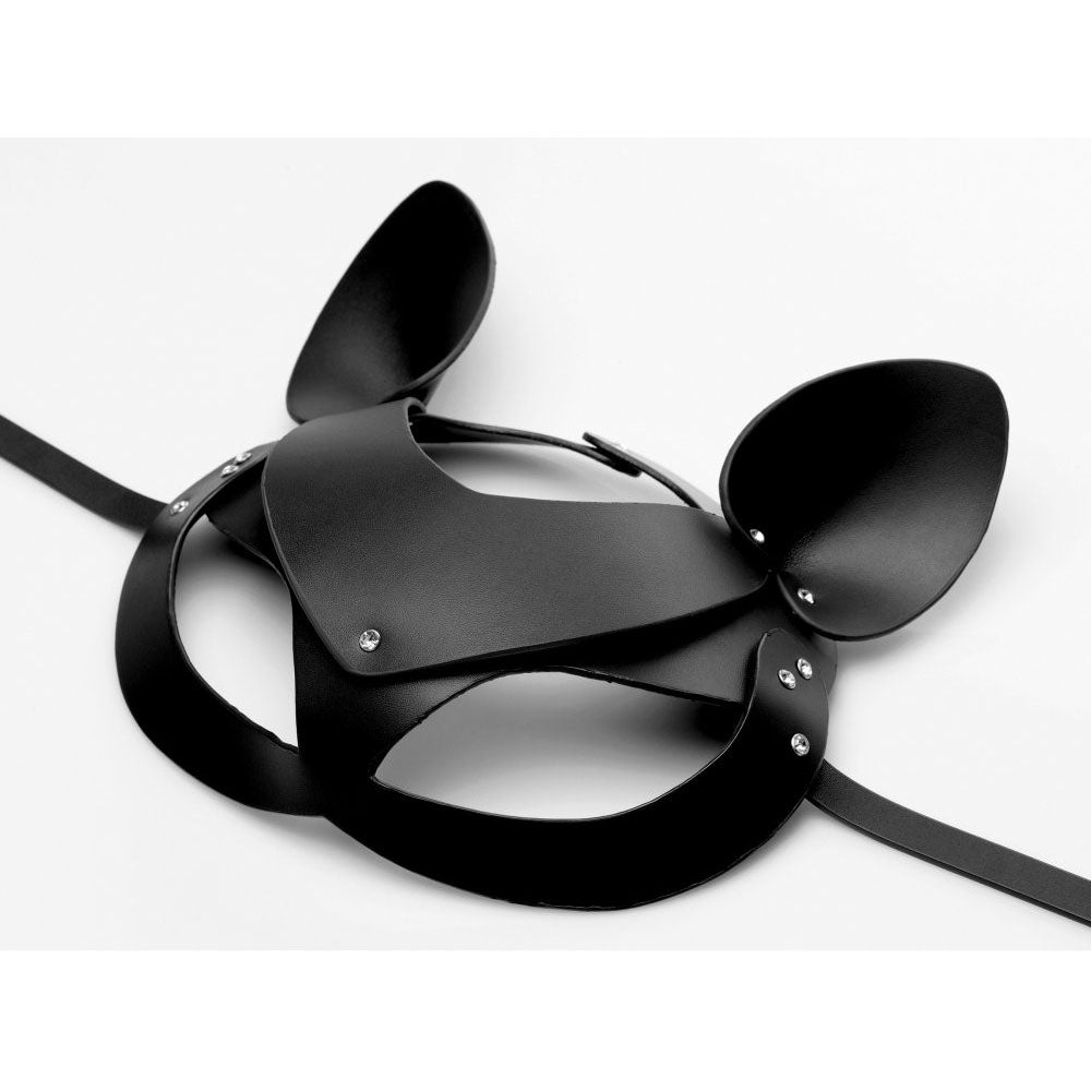 Black Cat Tail Butt Plug & Mask - Tailz Roleplay Kit