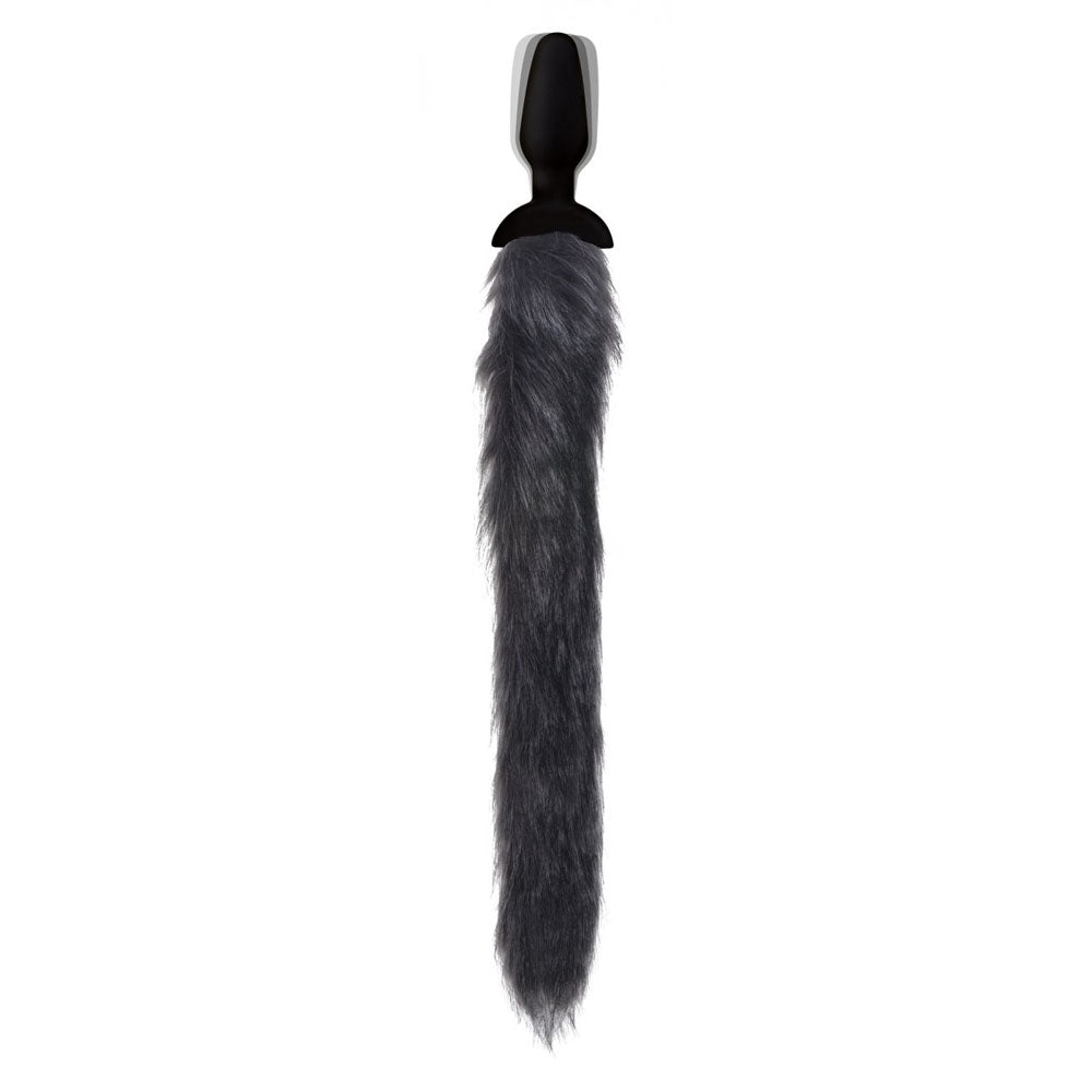 Grey Fox Tail Butt Plug & Remote - Tailz Roleplay