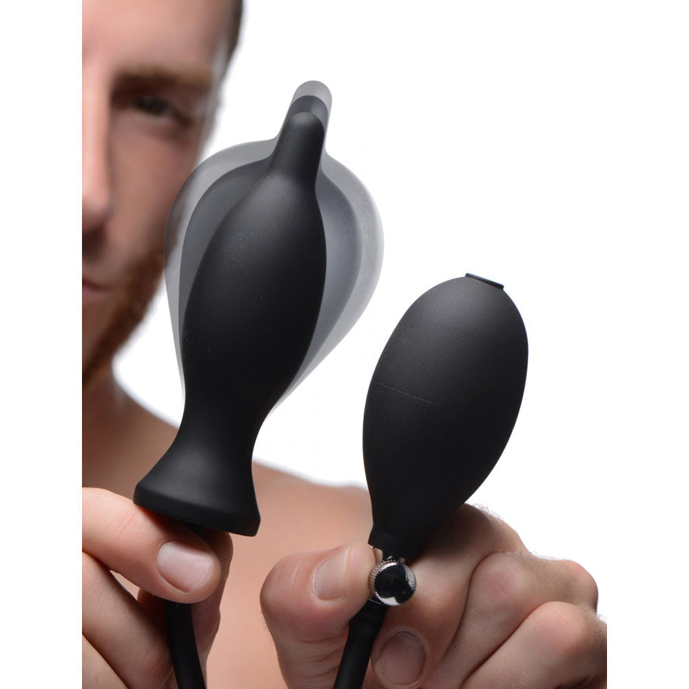 Dark Inflator Inflatable Butt Plug & Pump - Master Series