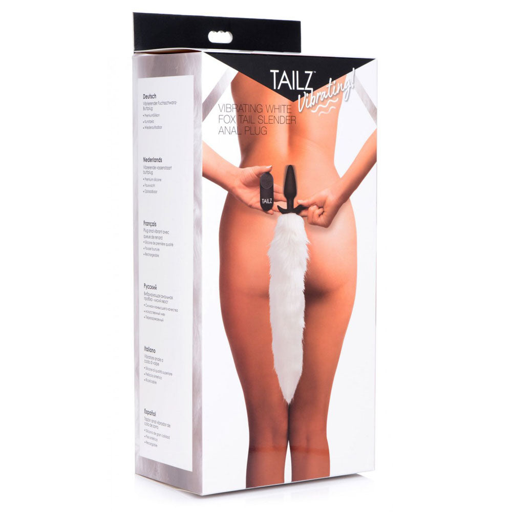 Arctic Fox Tail Butt Plug & Remote - Tailz Roleplay