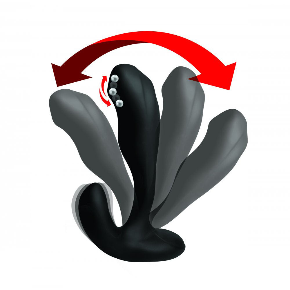 Bendable Prostate Massager With Remote - Alpha-Pro P-Bender