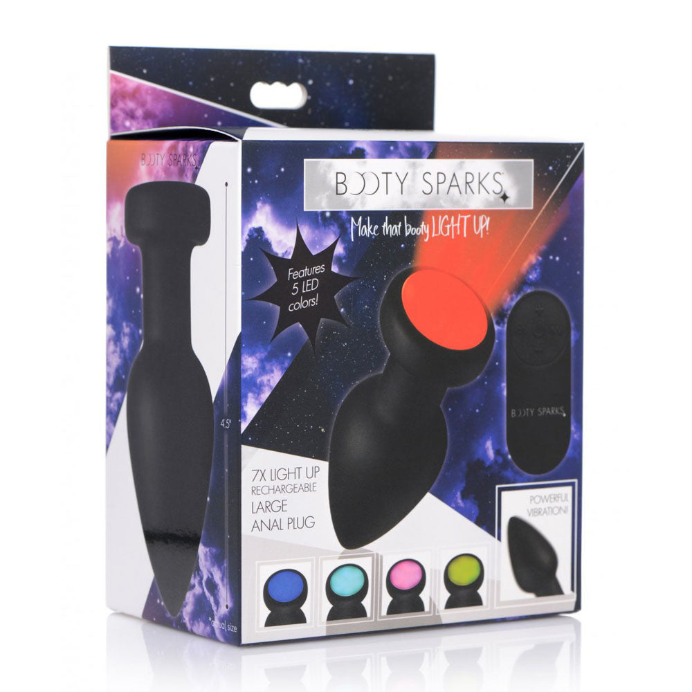 Light Up Silicone Butt Plug & Remote - Booty Sparks