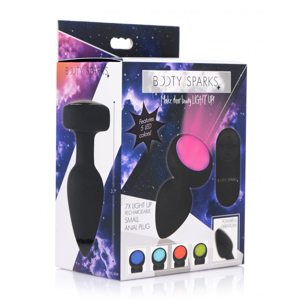 Light Up Silicone Butt Plug & Remote - Booty Sparks