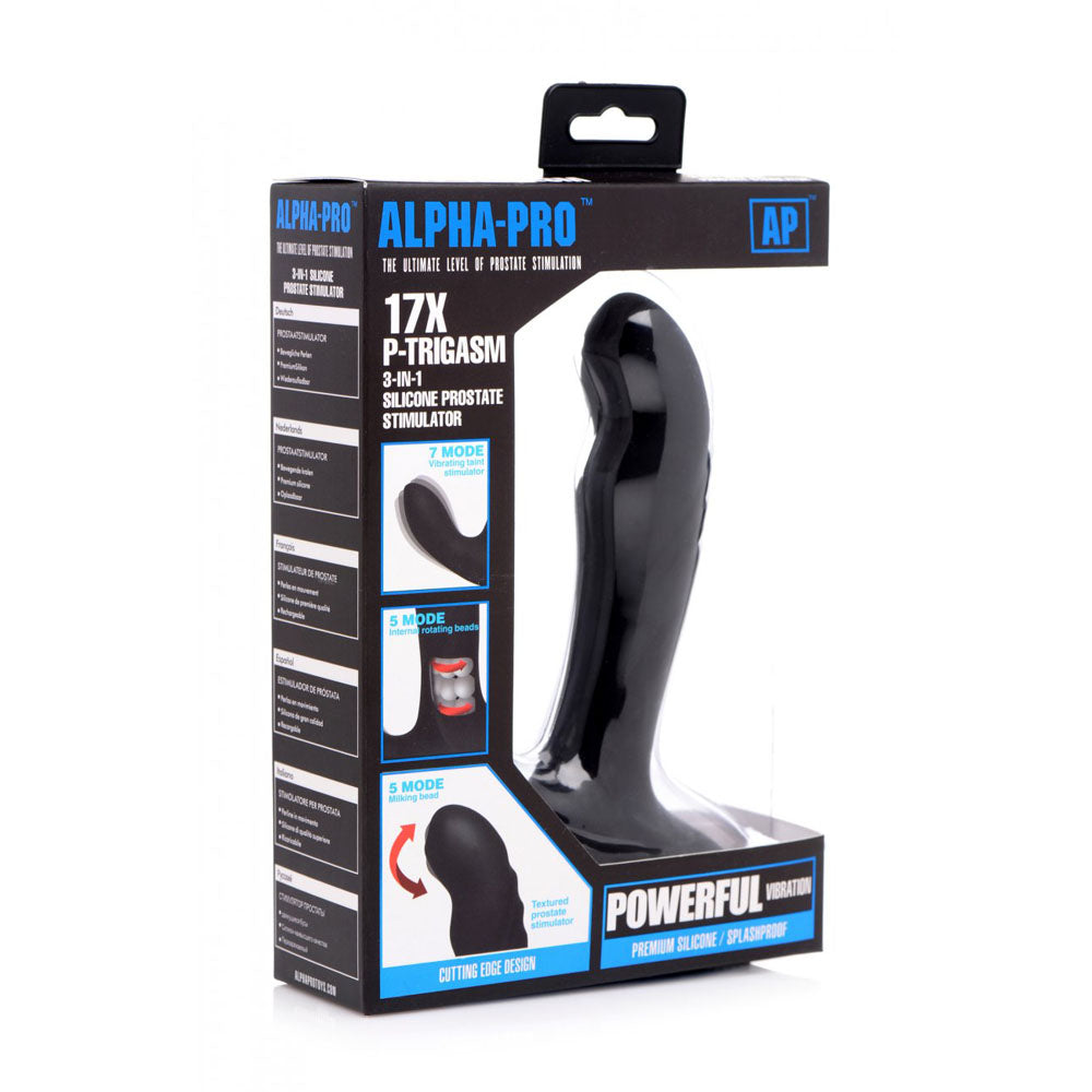 Rotating Prostate Massager With Vibration - Alpha-Pro P-Trigasm