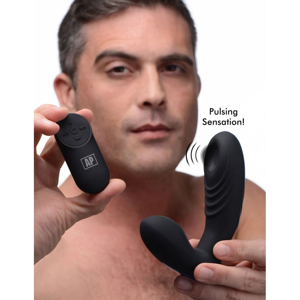 Tapping Prostate Massager With Remote - Alpha-Pro P-Thump