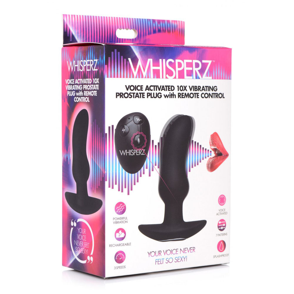 Voice Activated Prostate Massager With Remote - Whisperz