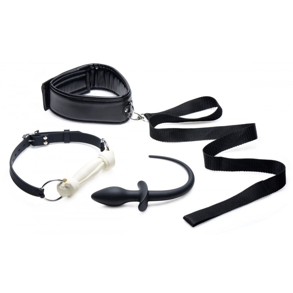 Puppy Tail Butt Plug & Collar - Tailz BDSM Roleplay Kit