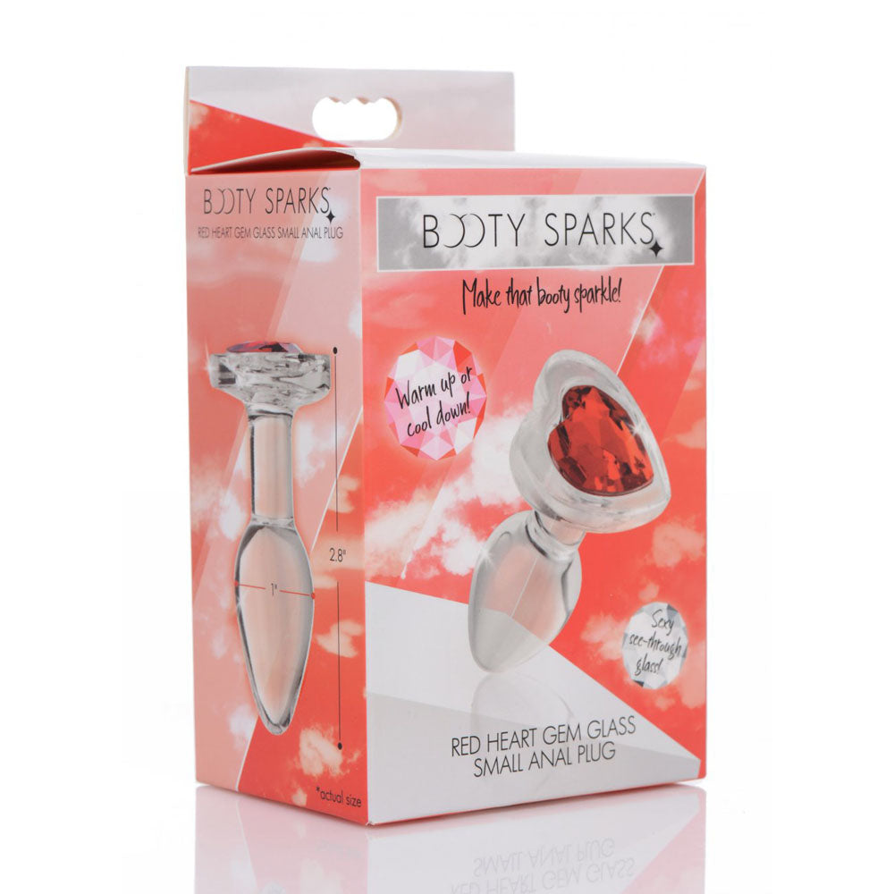Heart Jeweled Glass Butt Plug Collection – Booty Sparks