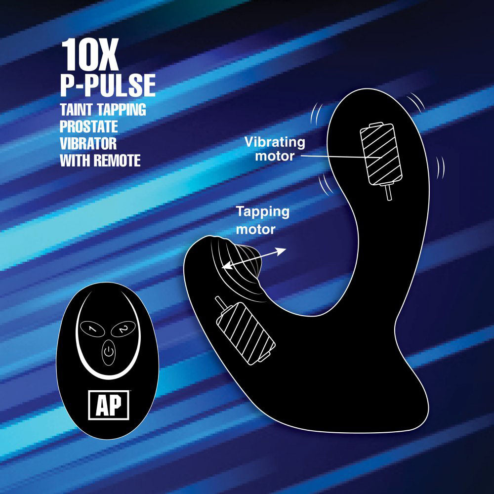 Pulsing Prostate Massager With Remote - Alpha-Pro P-Pulse