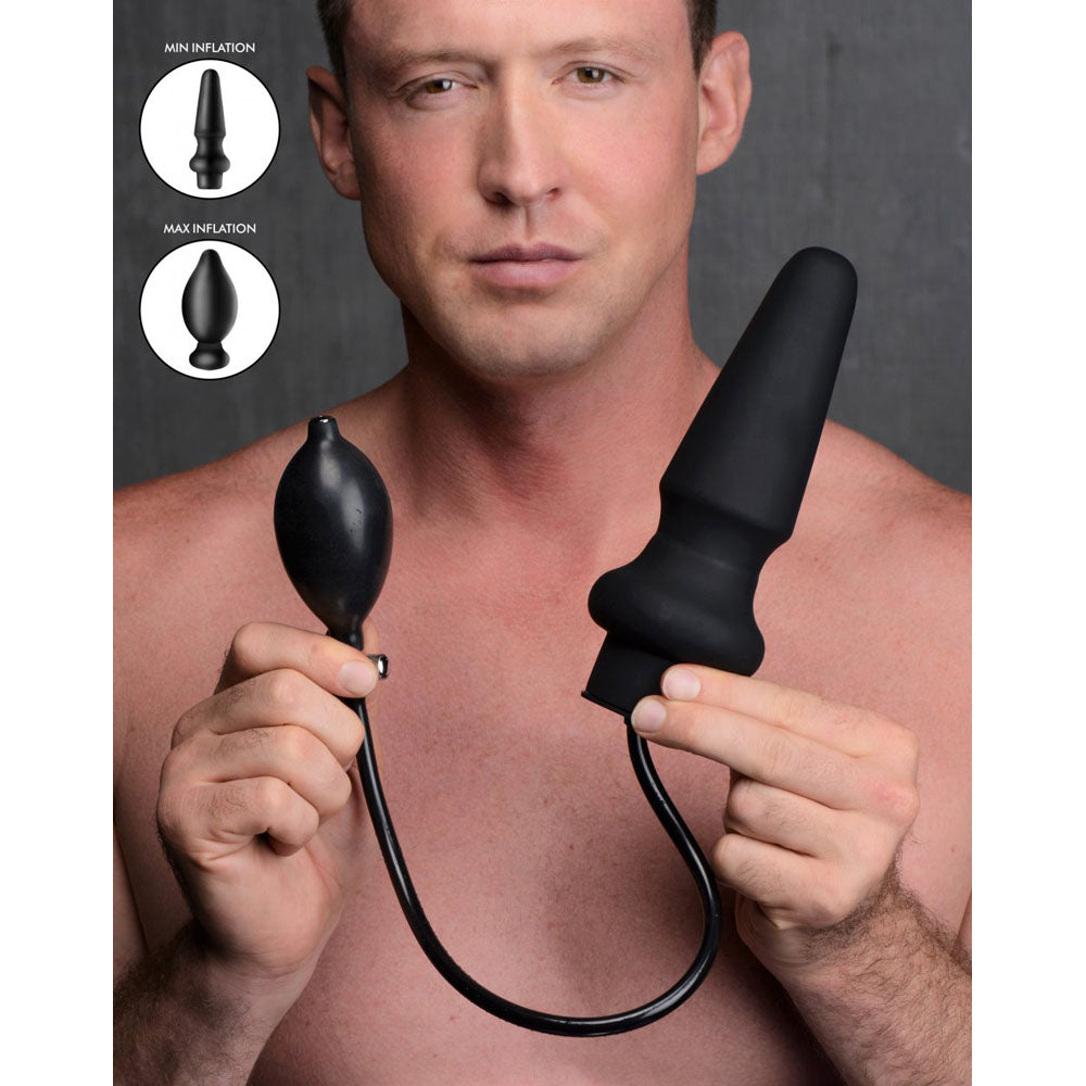 Ass-Pand Inflatable Butt Plug With Pump - Master Series
