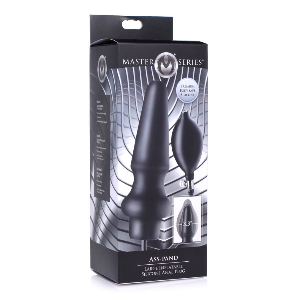 Ass-Pand Inflatable Butt Plug With Pump - Master Series