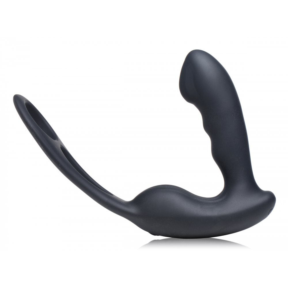 Milking Prostate Massager With Cock Ring - Alpha-Pro P-Strap