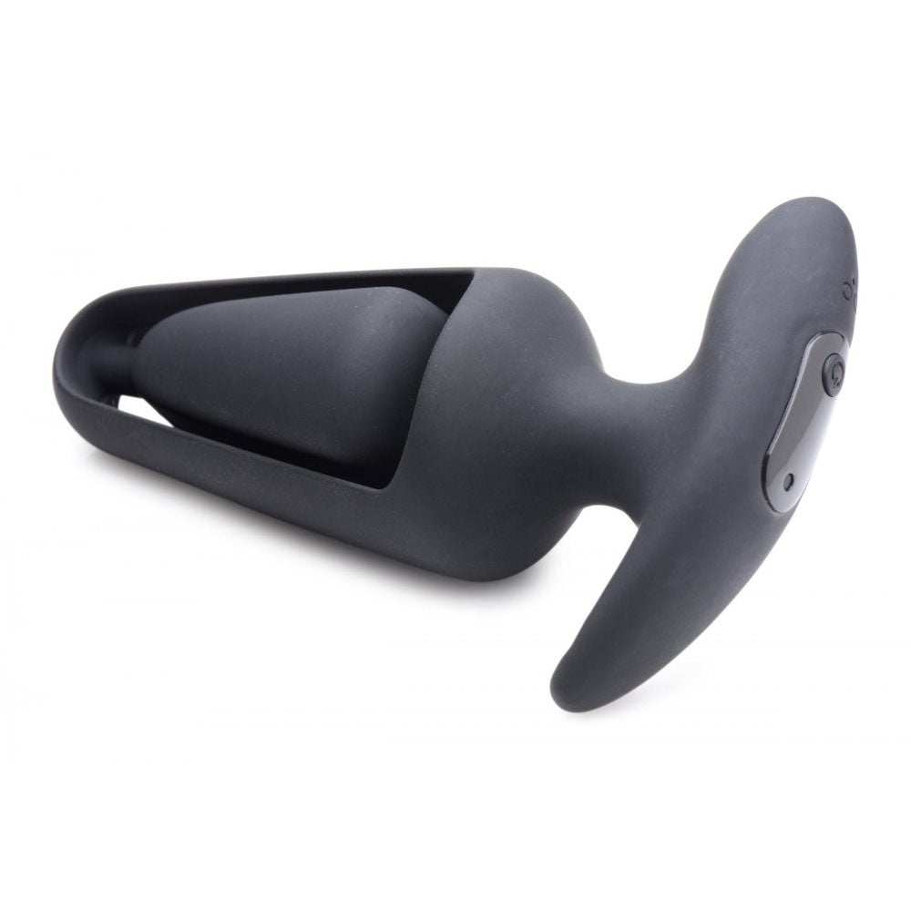 Hollow Silicone Butt Plug & Remote - Ass Thumpers